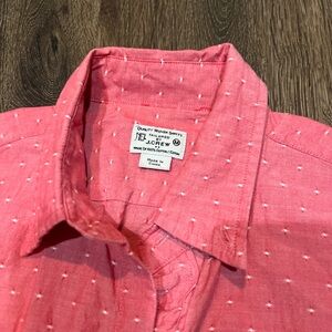 J. Crew Men's Coral Button Down Shirt